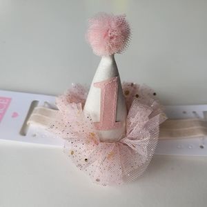 "One" Birthday Hat Headband
